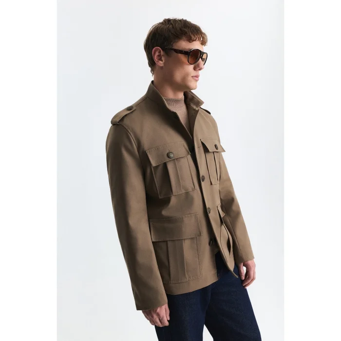 Wool Blend Relax Fit Jacket - 2