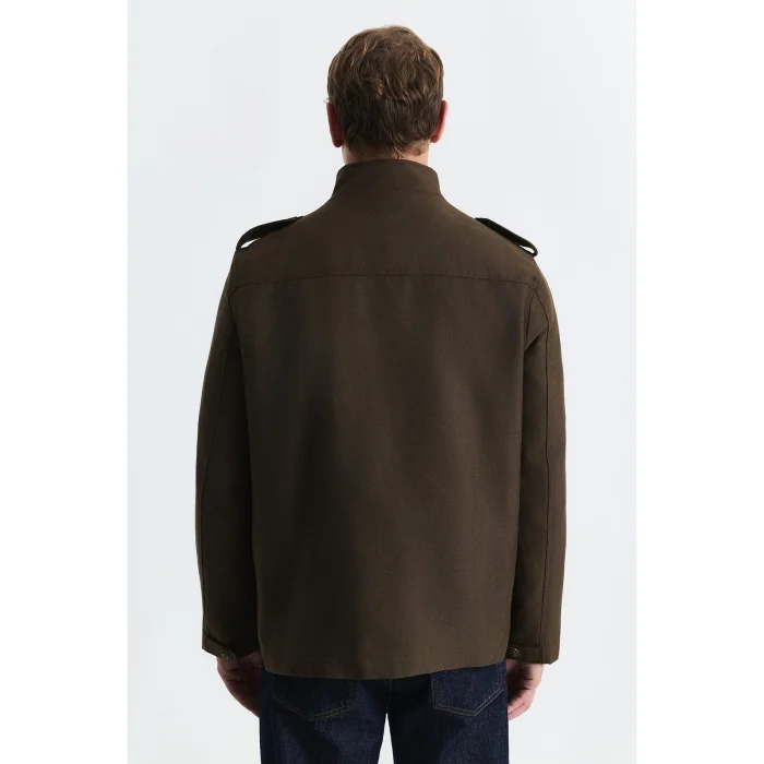 Wool Blend Relax Fit Jacket - 3