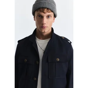 Wool Blend Relax Fit Jacket - 5