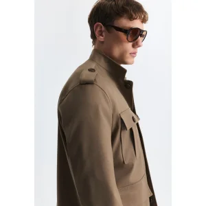 Wool Blend Relax Fit Jacket - 5