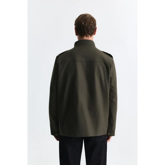 Wool Blend Relax Fit Jacket - 3