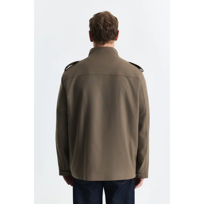 Wool Blend Relax Fit Jacket - 3