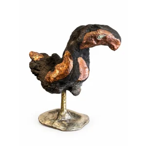 Sovereign Copper and Wood Sculpture - 1