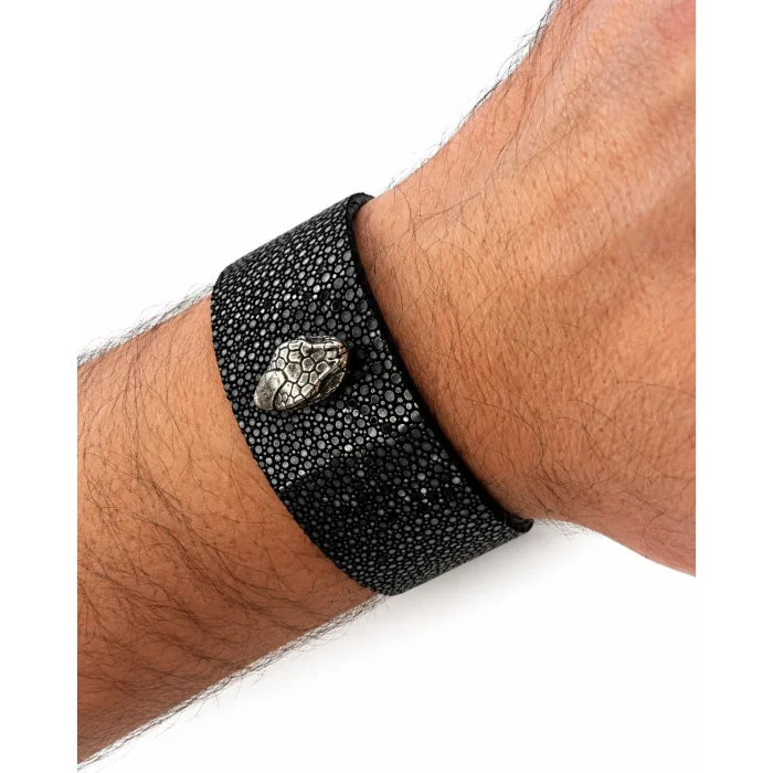 Vipera Handmade Leather Bracelet - 3