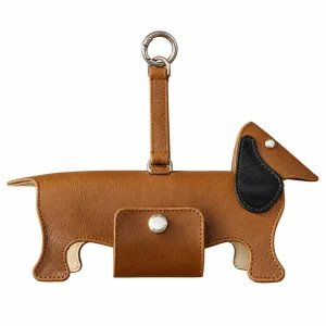 The Dachshund Hakiki Dana Derisi Taba Şemsiye Tutucu