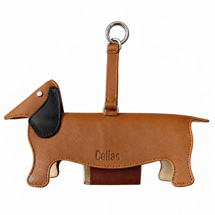 The Dachshund Hakiki Dana Derisi Taba Şemsiye Tutucu - 3