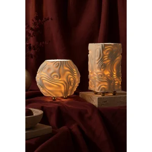 Nirea Porcelain Angled Table Lamp - 4
