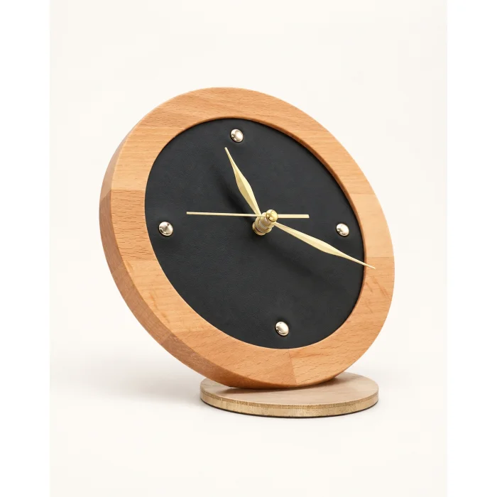 Solid Beech & Leather Desk Mat Set - 2