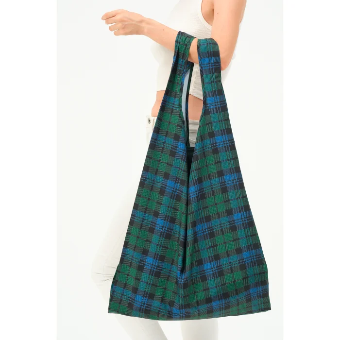 Plaid Shoulder Bag - 4