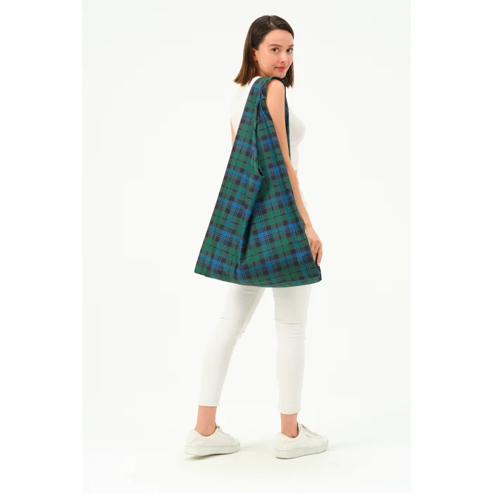 Plaid Shoulder Bag - 3