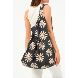 Floral Patterned Shoulder Bag - 4