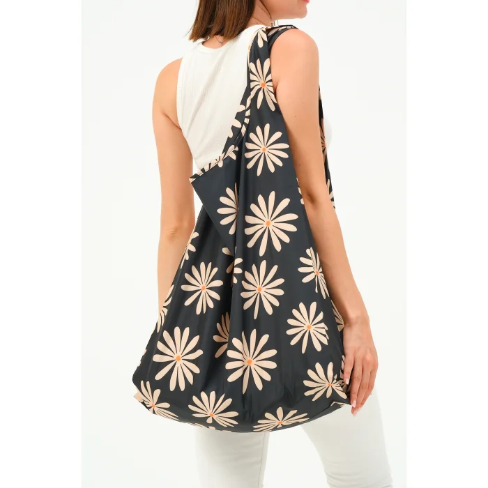 Floral Patterned Shoulder Bag - 4