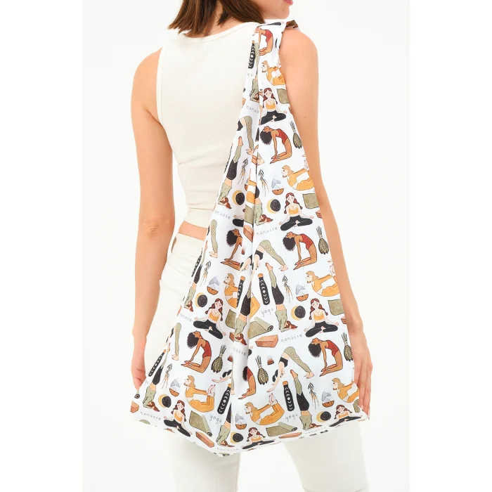 Yoga Patterned Shoulder Bag - 4