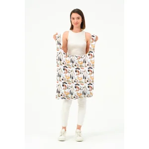 Yoga Patterned Shoulder Bag - 1