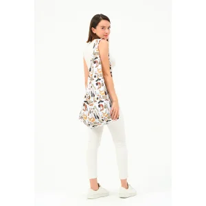 Yoga Patterned Shoulder Bag - 3