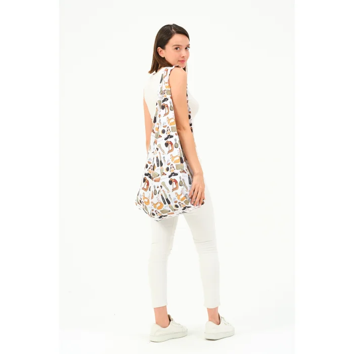 Yoga Patterned Shoulder Bag - 3