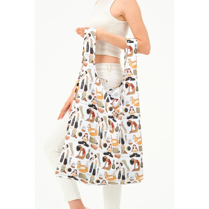 Yoga Patterned Shoulder Bag - 5