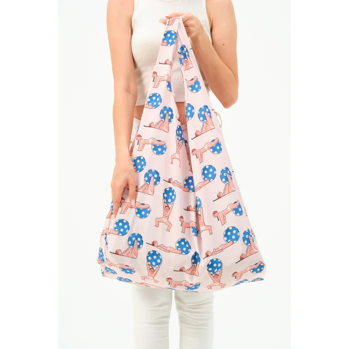 Yoga Patterned Shoulder Bag - 5