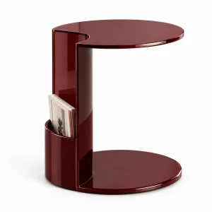 Merry Burgundy C Side Table - 1