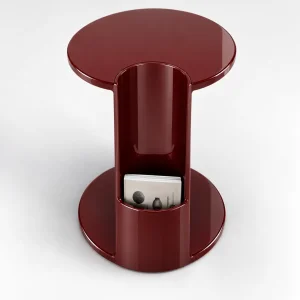 Merry Burgundy C Side Table - 2