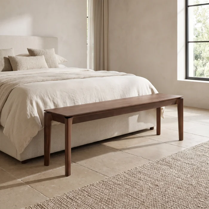Alden Wooden Bench - 2
