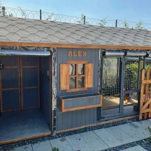 Alex Wooden Dog House - 2