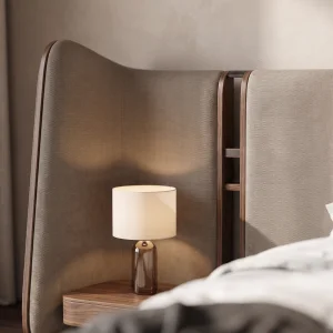 Alvera Walnut Bed Frame - 3