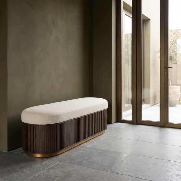 Alviero Wooden Bench - 3
