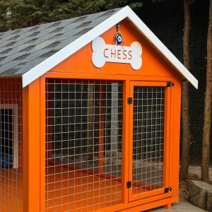 Chess Wooden Dog House - 4