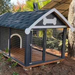 Fox Wooden Dog Cabin - 6