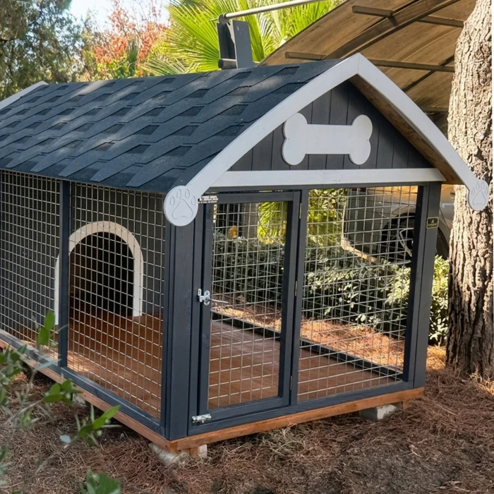 Fox Wooden Dog Cabin - 6