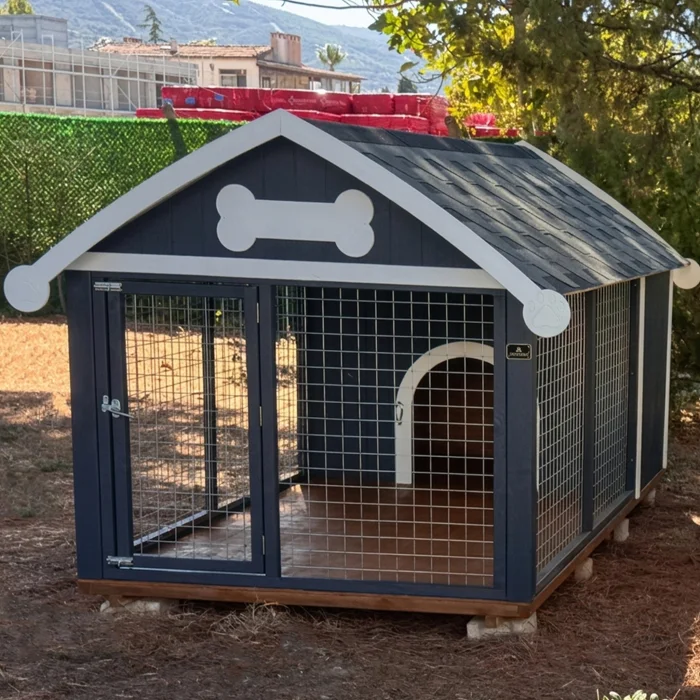 Fox Wooden Dog Cabin - 4