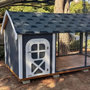 Fox Wooden Dog Cabin - 5