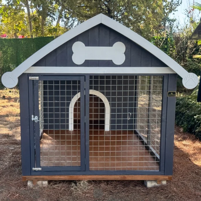 Fox Wooden Dog Cabin - 2