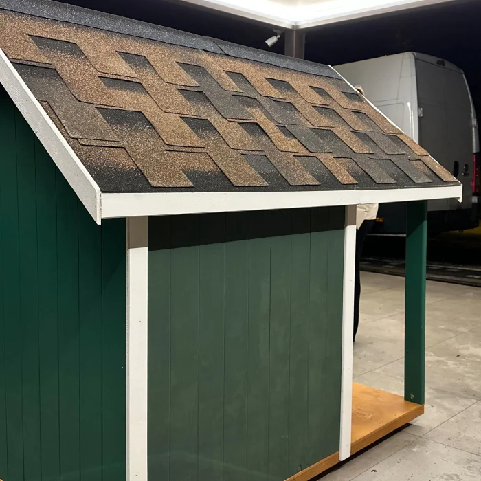 Guji Wooden Dog Cabin - 4