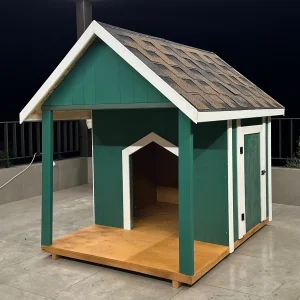 Guji Wooden Dog Cabin - 3