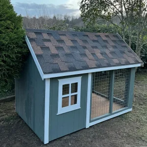 Salt Wooden Dog Kennel - 4