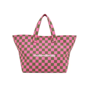 Checkerboard Gabardine Shoulder Bag - 1