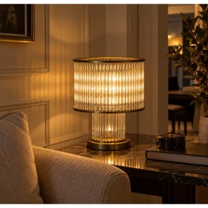 Lumora Antique Brass Table Lamp - 2