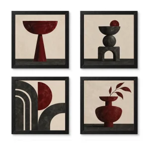 Form Dörtlü Art Print Seti