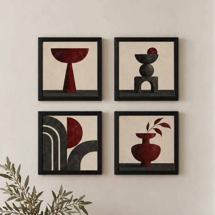 Form Dörtlü Art Print Seti - 2