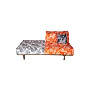 Majorella Navy-Blue & Orange Bahçe Oturma Grubu - 5