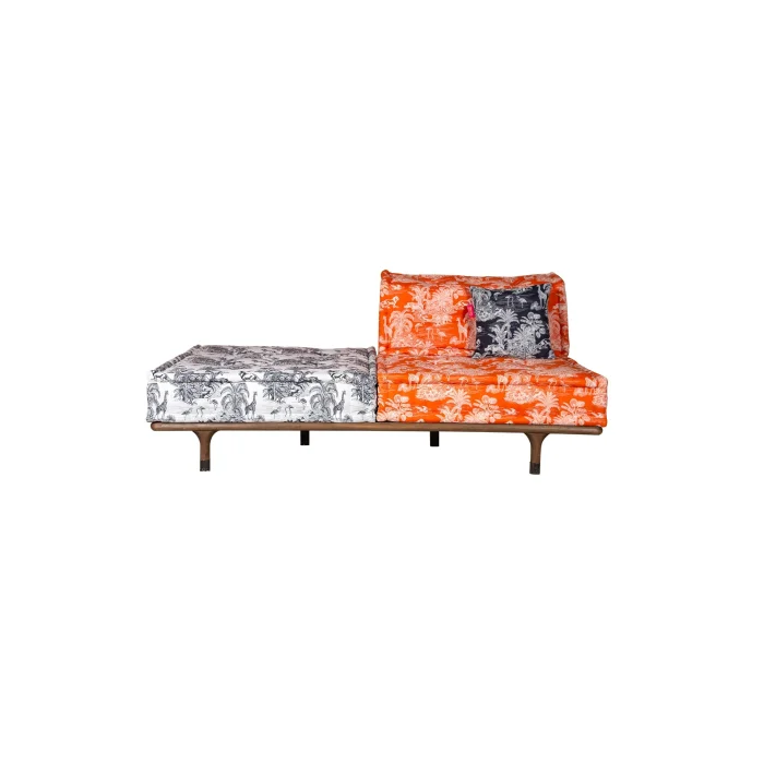Majorella Navy-Blue & Orange Bahçe Oturma Grubu - 4