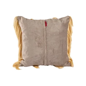 Gray Tasseled Cushion - 3