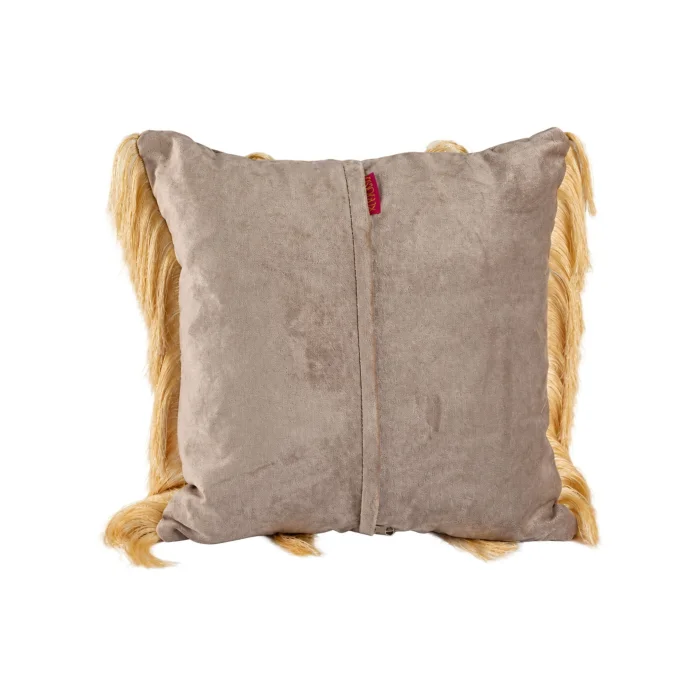 Gray Tasseled Cushion - 3