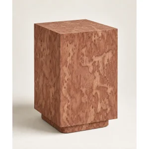 Burl Wood Yan Sehpa - 1
