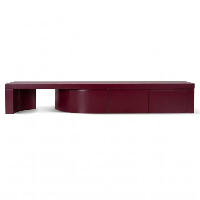 Arc Lacquer TV Unit & Console - 2