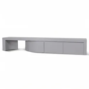 Arc Adjustable Lacquer TV Unit & Console - 4
