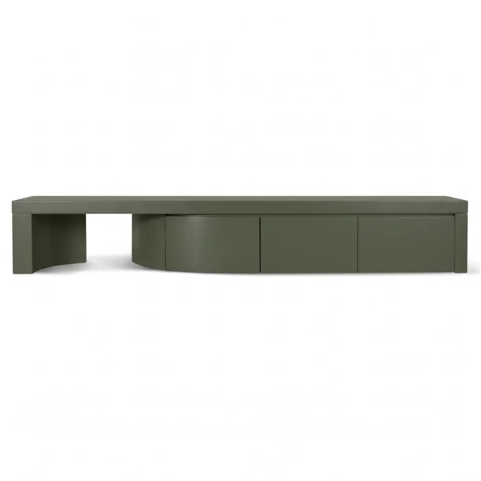 Arc Adjustable Lacquer TV Unit & Console - 4