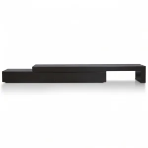 Lorene Adjustable Lacquered TV Unit & Console - 2